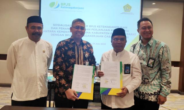BPJS Ketenagakerjaan Cimahi Jalin Kerjasama dengan Kemenag Bandung Barat