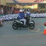 Gelar Edukasi Safety Riding bertema #Cari_Aman Demi Kecerdasan Bangsa bersama Honda