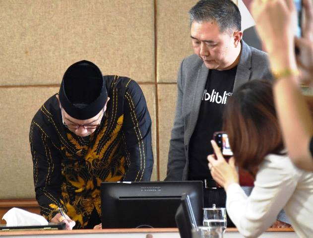 Pemdaprov Jawa Barat dan Blibli.com Komitmen Tingkatkan UMKM