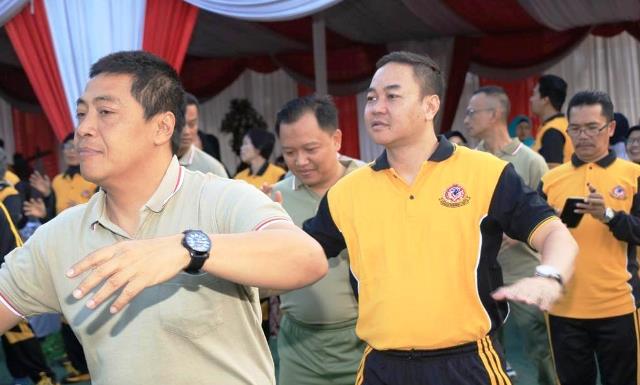 Olah Raga Perkuat Solidaritas TNI-Polri