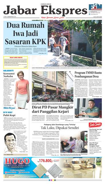 e-Paper Jabar Ekspres Edisi 2 Agustus 2019
