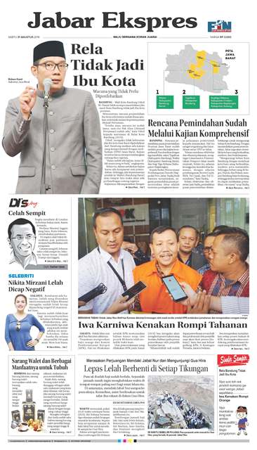 e-Paper Jabar Ekspres Edisi 31 Agustus 2019 e-Paper Jabar Ekspres Edisi 31 Agustus 2019