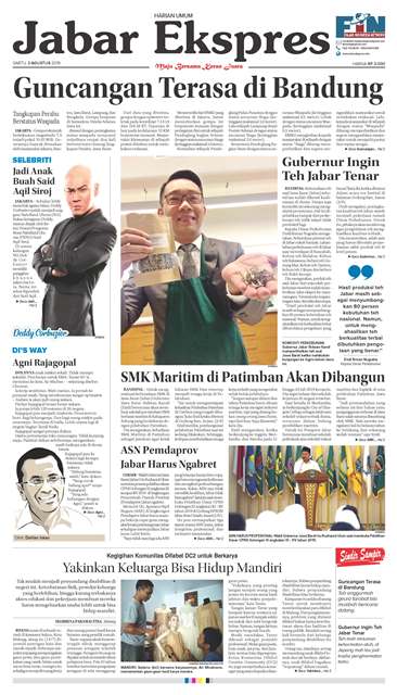 e-Paper Jabar Ekspres Edisi 3 Agustus 2019 e-Paper Jabar Ekspres Edisi 3 Agustus 2019