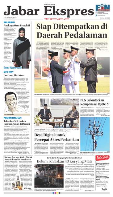 e-Paper Jabar Ekspres Edisi 7 Agustus 2019 e-Paper Jabar Ekspres Edisi 7 Agustus 2019