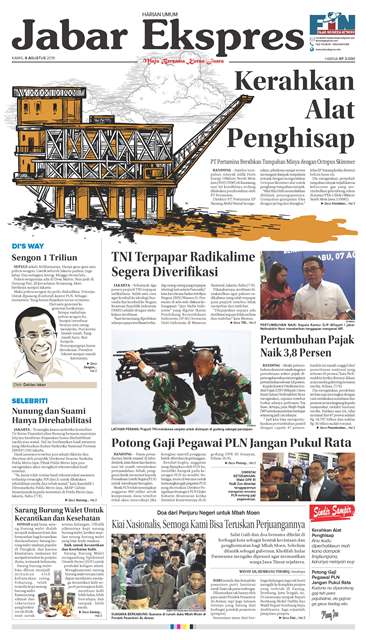e-Paper Jabar Ekspres Edisi 8 Agustus 2019