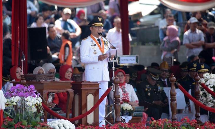 Ridwan Kamil Menyampaikan Capaian Pembangunan Jabar di HUT ke-74 RI