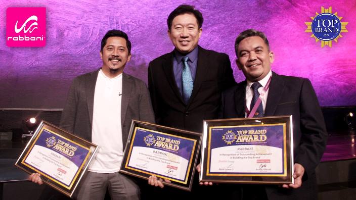 Gokil! Rabbani Sabet Tiga Award Top Brand 2019