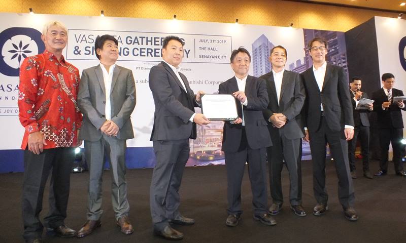 PT Vasanta Gandeng Mitsubishi Garap Kota Baru Nuansa Jepang