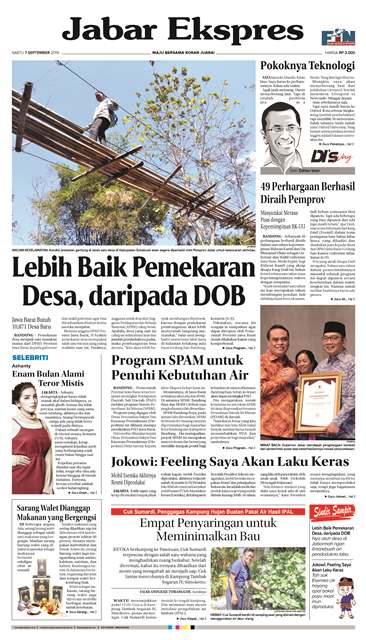e-Paper Jabar Ekspres Edisi 7 September 2019 e-Paper Jabar Ekspres Edisi 7 September 2019