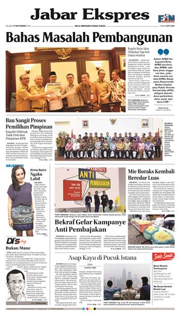 e-Paper Jabar Ekspres Edisi 17 September 2019 e-Paper Jabar Ekspres Edisi 17 September 2019