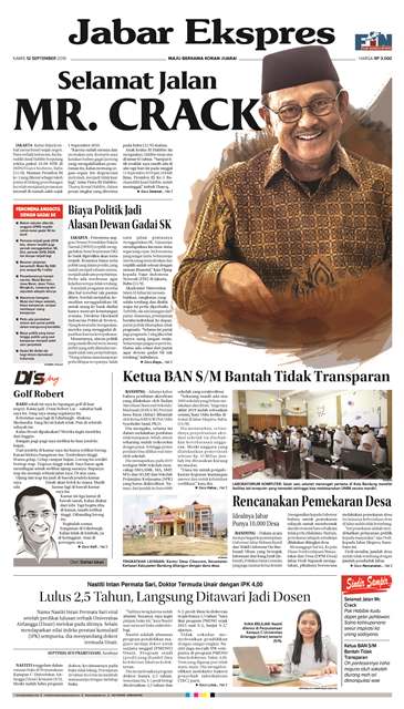e-Paper Jabar Ekspres Edisi 12 September 2019