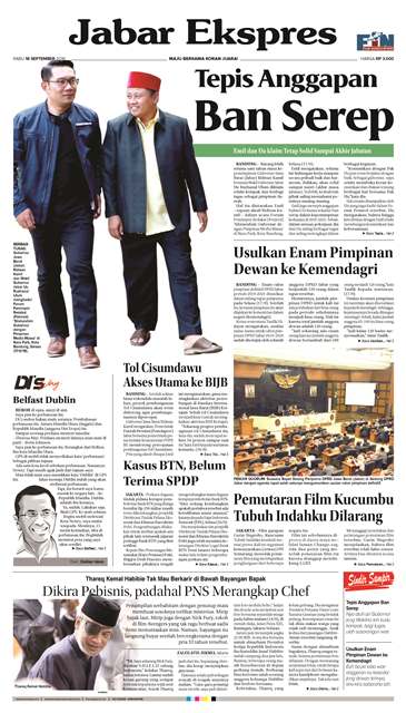 e-Paper Jabar Ekspres Edisi 18 September 2019
