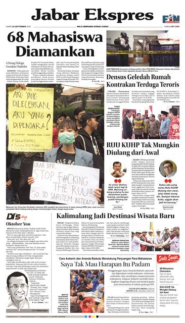 e-Paper Jabar Ekspres Edisi 26 September 2019 e-Paper Jabar Ekspres Edisi 26 September 2019