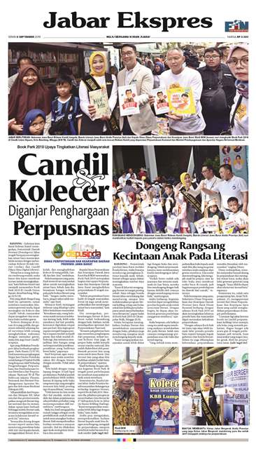 e-Paper Jabar Ekspres Edisi 9 September 2019