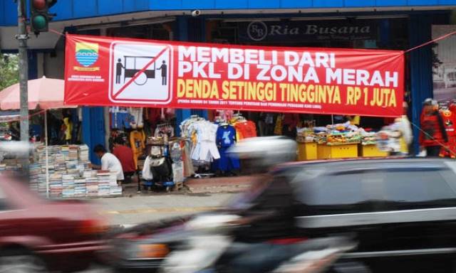 Penindakan PKL di Zona Merah Akan Kembali Digelar