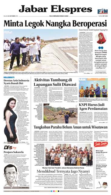 e-Paper Jabar Ekspres Edisi 22 Oktober 2019