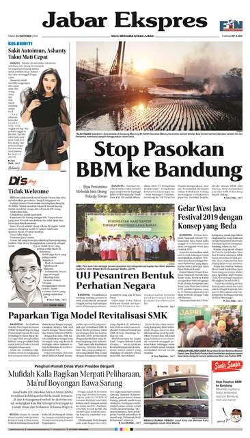 e-Paper Jabar Ekspres Edisi 23 Oktober 2019