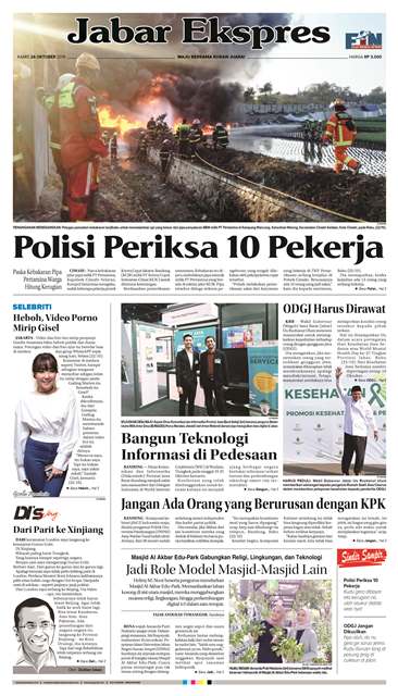 e-Paper Jabar Ekspres Edisi 24 Oktober 2019