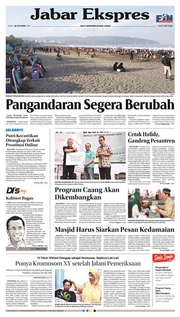 e-Paper Jabar Ekspres Edisi 28 Oktober 2019