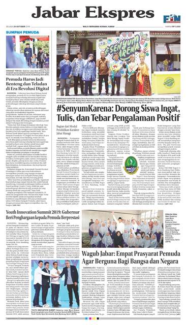 e-Paper Jabar Ekspres Edisi 29 Oktober 2019