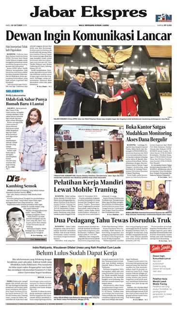 e-Paper Jabar Ekspres Edisi 30 Oktober 2019