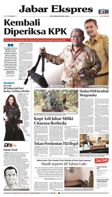 e-Paper Jabar Ekspres Edisi 5 Oktober 2019