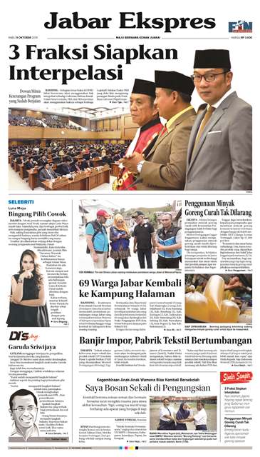 e-Paper Jabar Ekspres Edisi 9 Oktober 2019