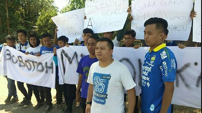 Tolak Anarko, Bobotoh Minta Polisi Lakukan Tindakan