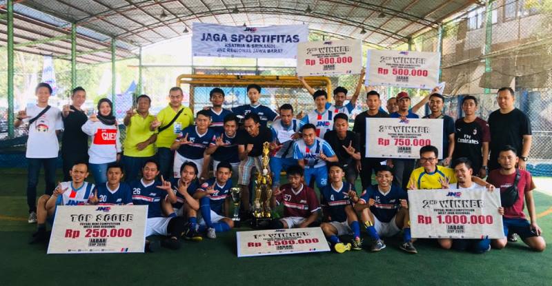 JNE Gelar Kompetisi Futsal Antar Karyawan JNE Gelar Kompetisi Futsal Antar Karyawan