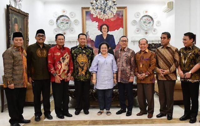 Pimpinan MPR Temui Presiden Ke-5 Indonesia