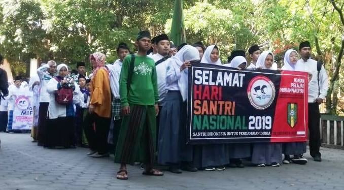 Ribuan Santri Meriahkan HSN 2019
