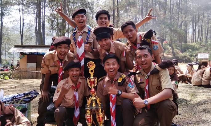 SMKN 14 Peringkat II Raimuna Saka Bhayangkara