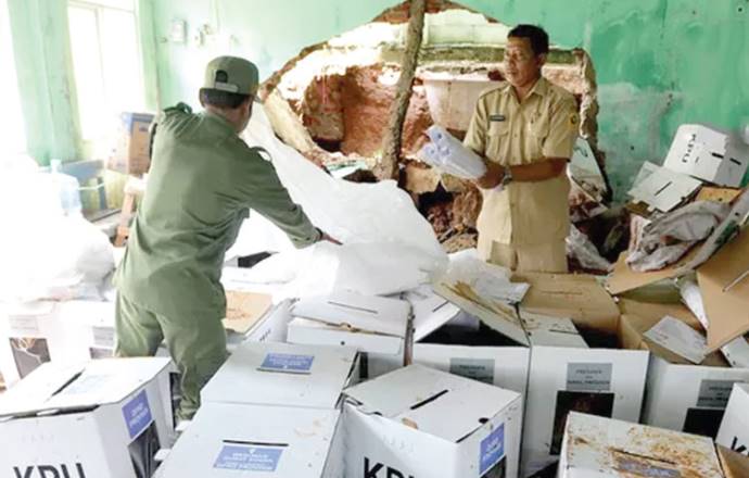 ilustrasi pelaksanaan pemilu.