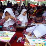 Ribuan Siswa Antusias Ikuti Lomba Mewarnai