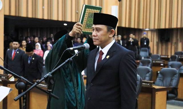 Achmad Nugraha Resmi Duduki Jabatan Pimpinan DPRD