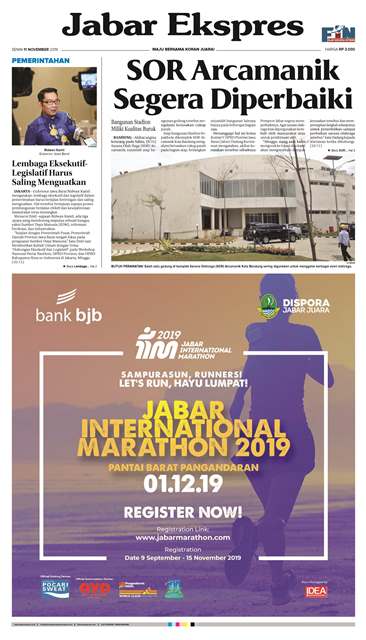 e-Paper Jabar Ekspres Edisi 11 November 2019