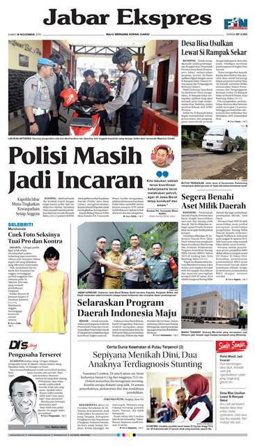 e-Paper Jabar Ekspres Edisi 14 November 2019