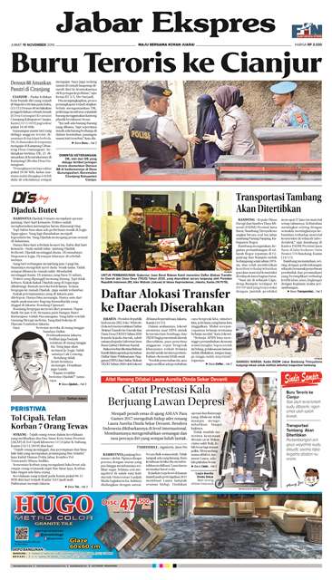 e-Paper Jabar Ekspres Edisi 15 November 2019 e-Paper Jabar Ekspres Edisi 15 November 2019