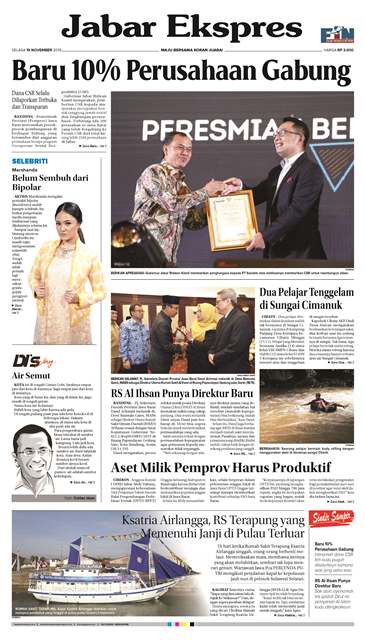 e-Paper Jabar Ekspres Edisi 19 November 2019