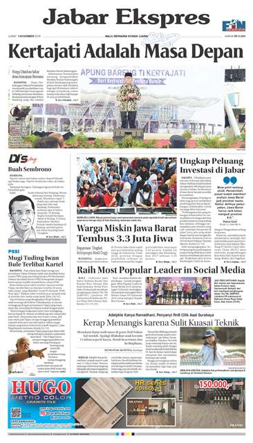 e-Paper Jabar Ekspres Edisi 1 November 2019