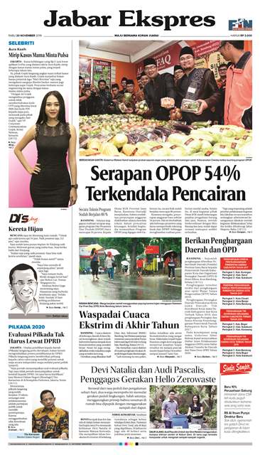 e-Paper Jabar Ekspres Edisi 20 November 2019