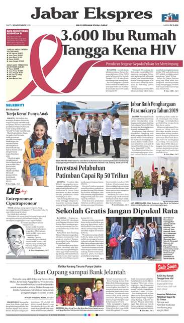 e-Paper Jabar Ekspres Edisi 30 November 2019