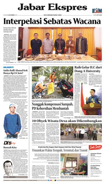 e-Paper Jabar Ekspres Edisi 5 November 2019