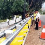 Roller Barrier Dipasang untuk Antisipasi Kecelakaan
