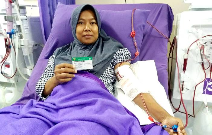 Welminah Bisa Cuci Darah, Berkat Gotong Royong Peserta JKN-KIS Welminah Bisa Cuci Darah, Berkat Gotong Royong Peserta JKN-KIS