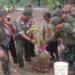 Pramuka Tanam Seribu Pohon di Buper IP Saguling