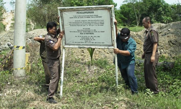 Aset Pemprov  di Gunung Sembung Ditertibkan