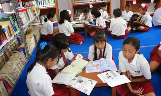 Fasilitas Perpustakaan di Sekolah Belum Merata
