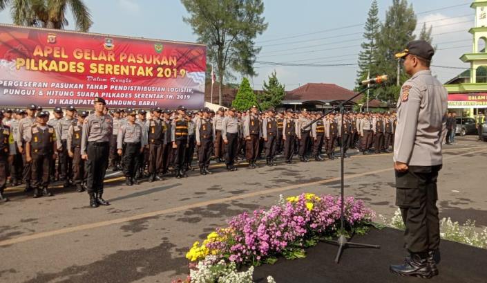 Sebanyak 862 Personel Polres Cimahi Siap Amankan Pilkades