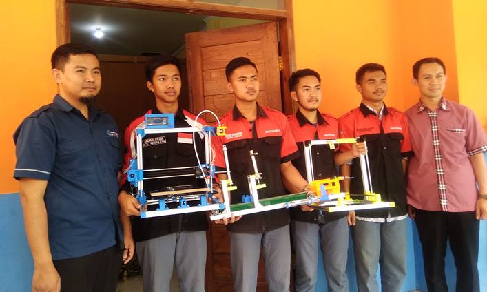 Printer 3D, Karya Siswa SMKN 2 Cimahi pada Era 4.0